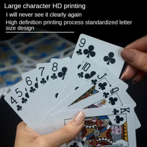 Waterproof PVC Playing Cards – Washable Polka Dot Poker Deck