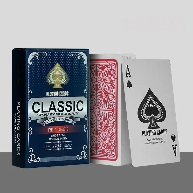 Waterproof PVC Playing Cards – Washable Polka Dot Poker Deck